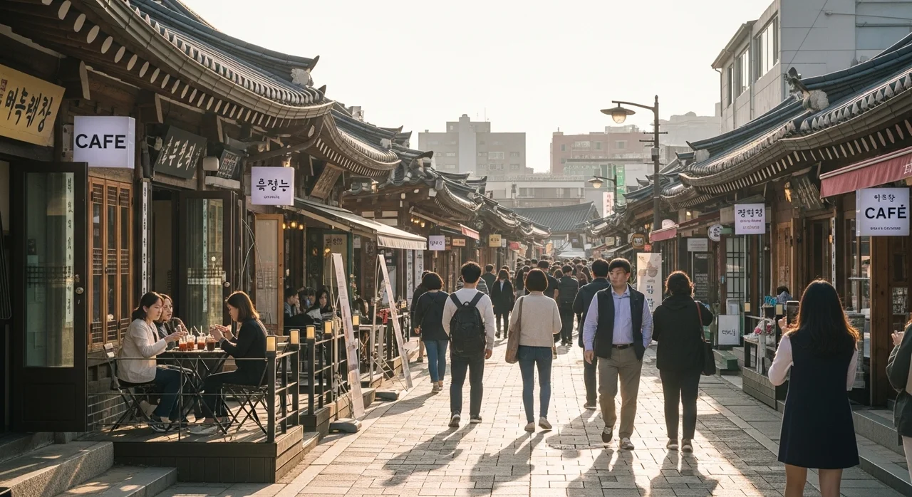 과거와 현재가 공존하는 황리단길