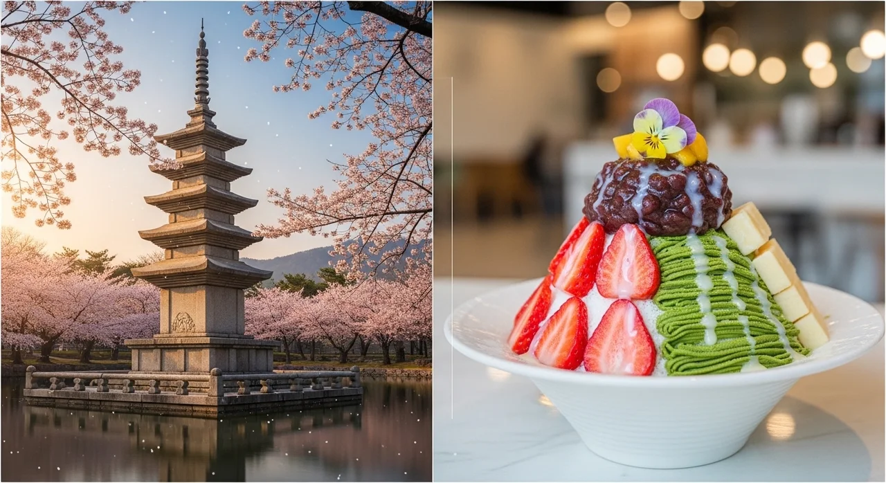 여행 취향별 명소 비교