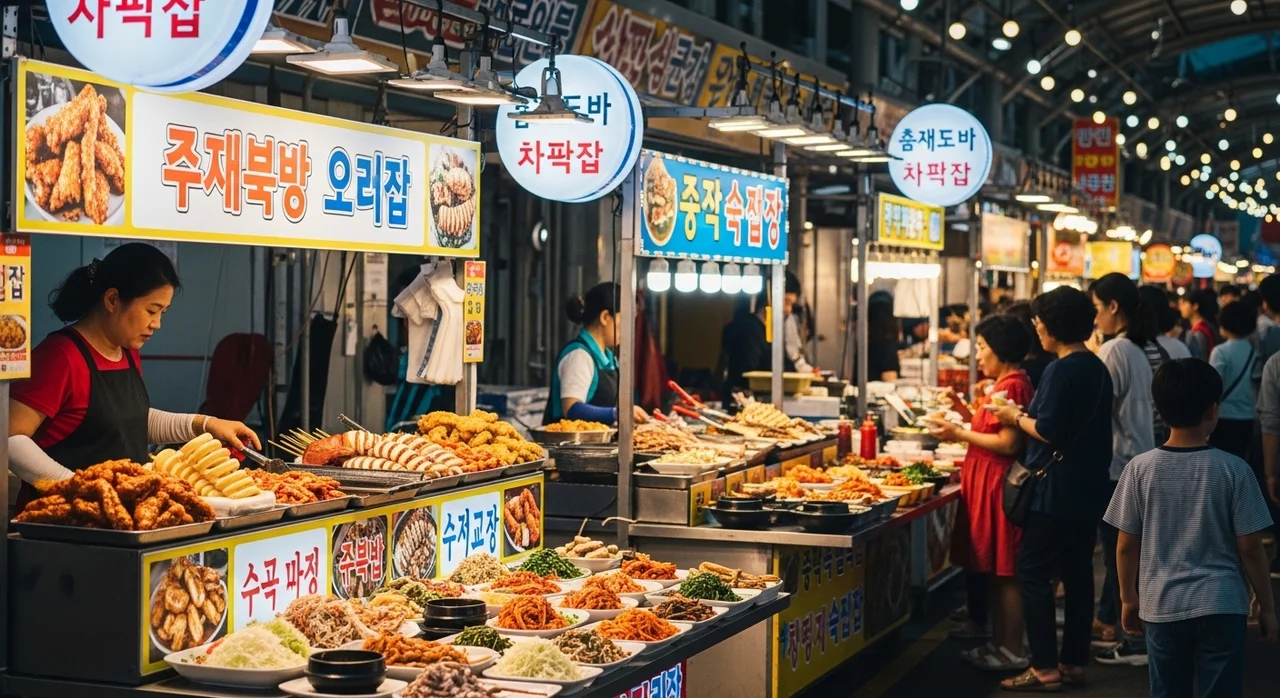 속초의 활기: 속초중앙시장 미식 탐방 체크리스트