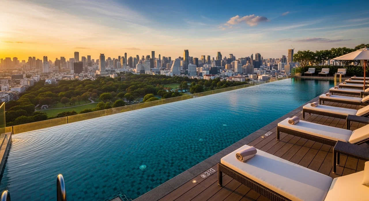 수영장과 스파: 도심 속 웰니스를 즐기다