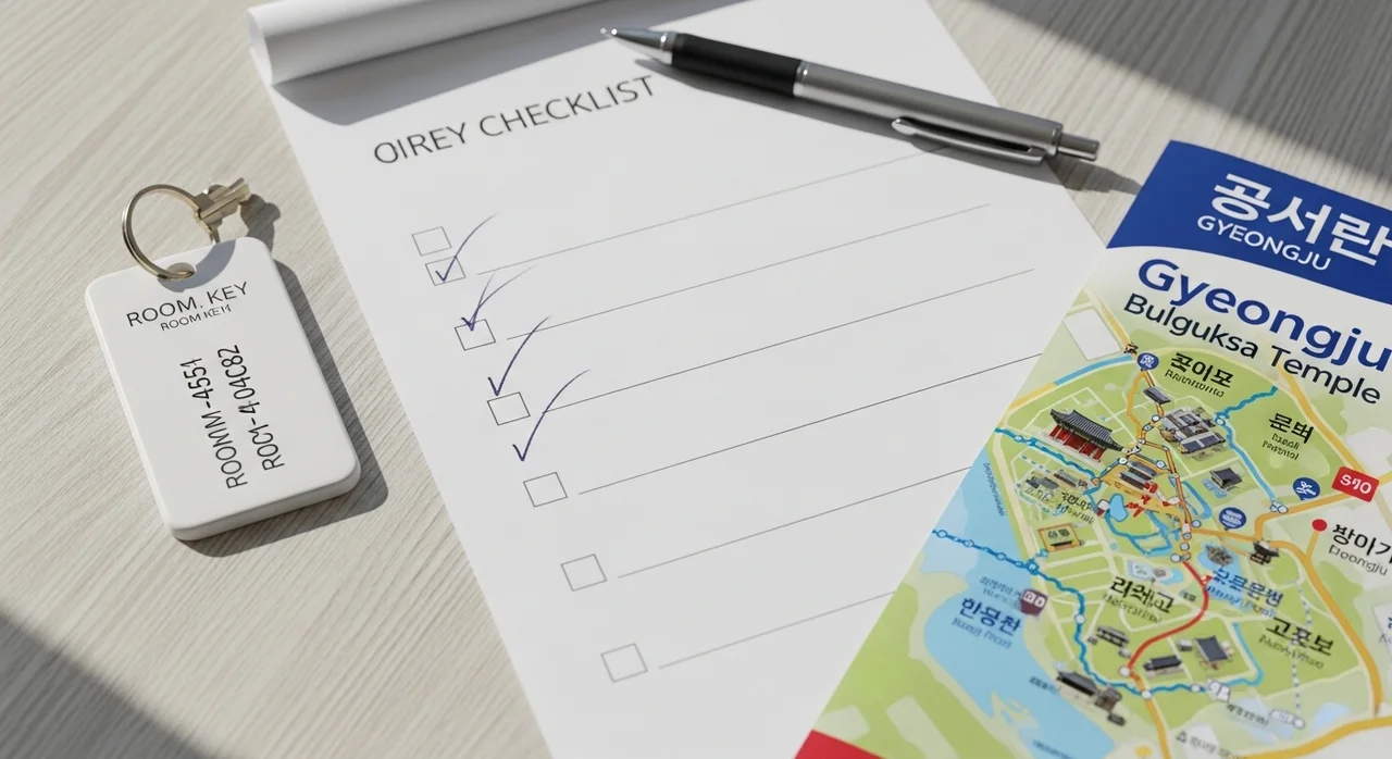 체크인 전 필수 확인 리스트