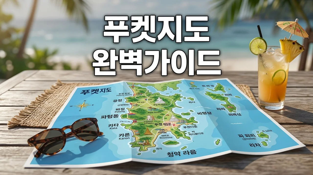 푸켓지도 완벽 분석: 지역별 특징부터 최적의 여행 코스까지