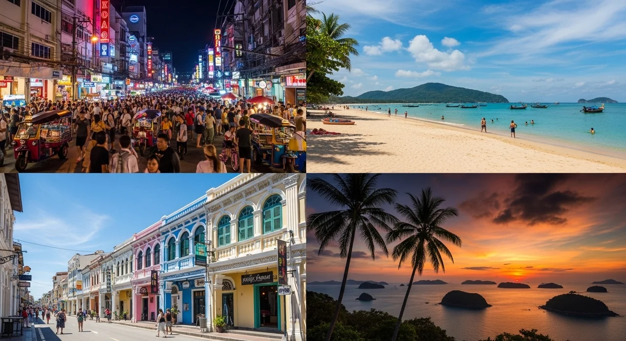 푸켓 주요 지역별 특징 비교 가이드