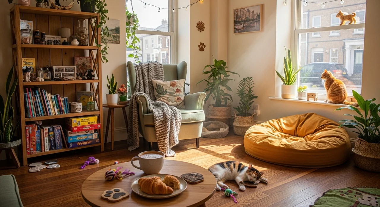 힐링이 필요할 때, 만화카페와 고양이 카페