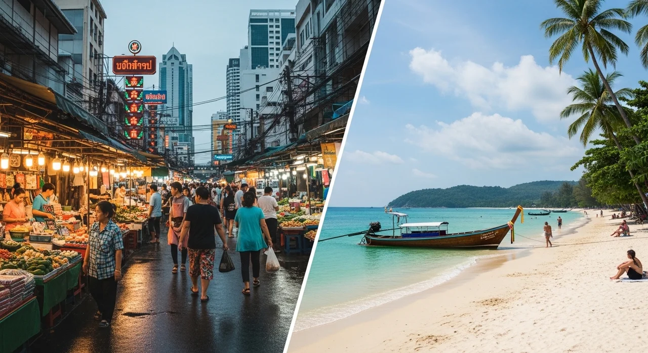 방콕 vs 파타야 vs 푸켓: 나에게 맞는 에어텔 지역 찾기