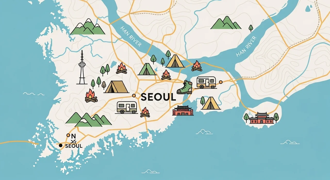 지역별 특징으로 보는 서울근교 글램핑 테마 비교