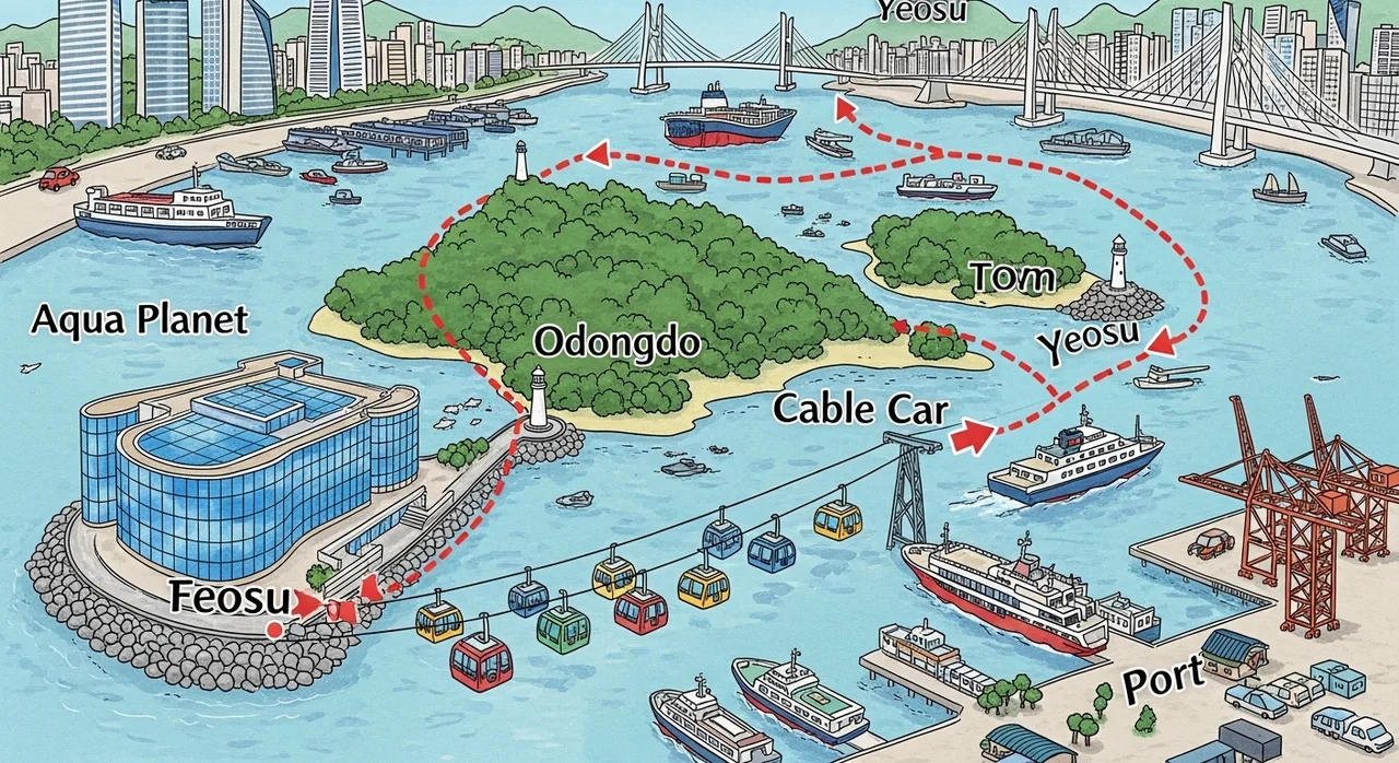 실패 없는 여수 여행 당일치기 추천 코스
