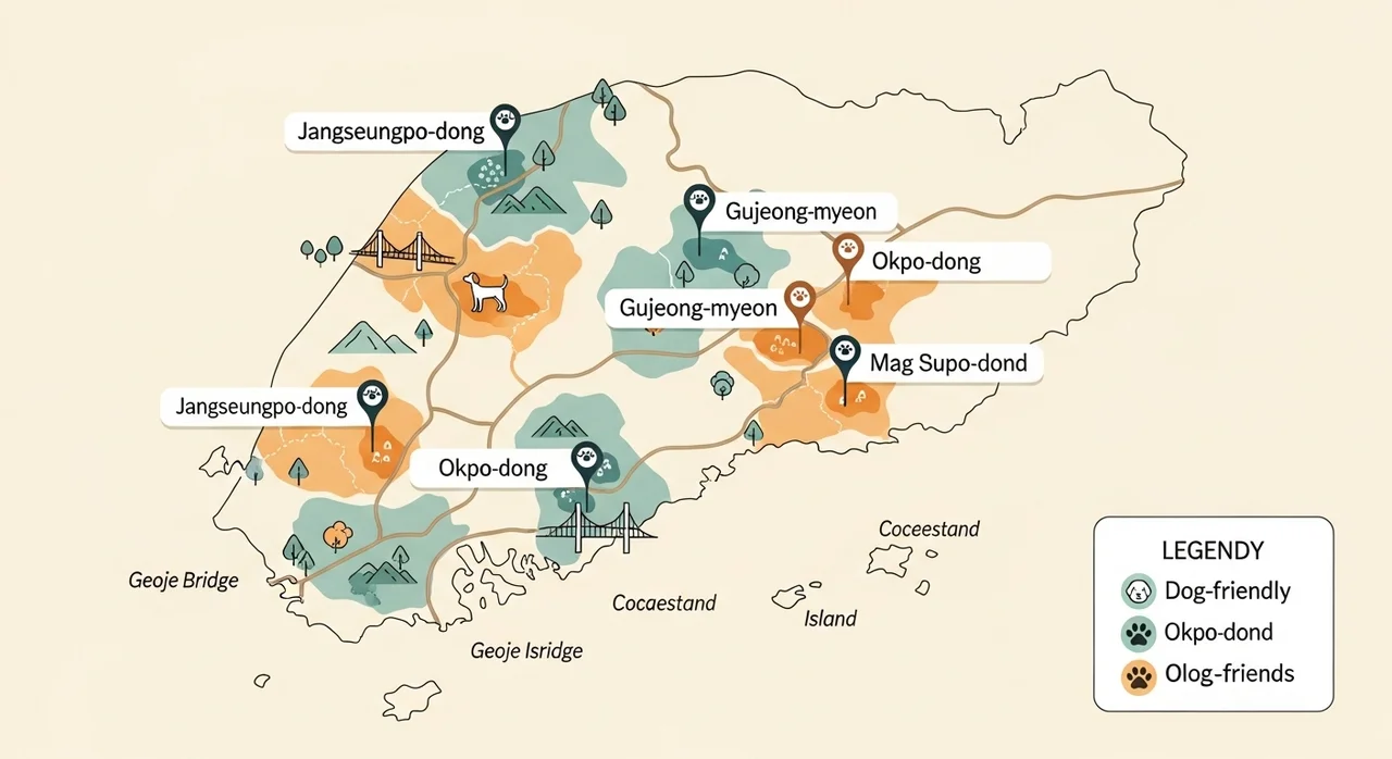 거제도 지역별 애견 동반 숙소 특징 가이드