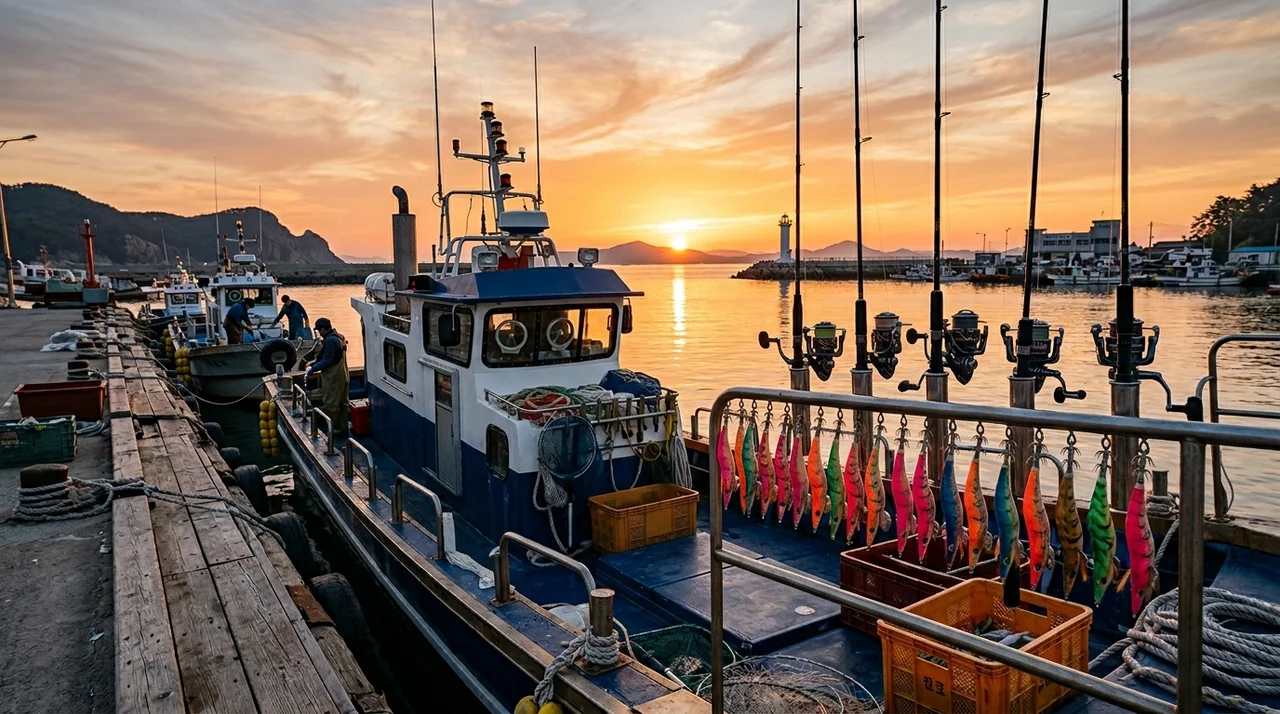 안면도 헬로우피싱 예약 가이드 및 준비물: 쭈꾸미 갑오징어 낚시 완벽 정리