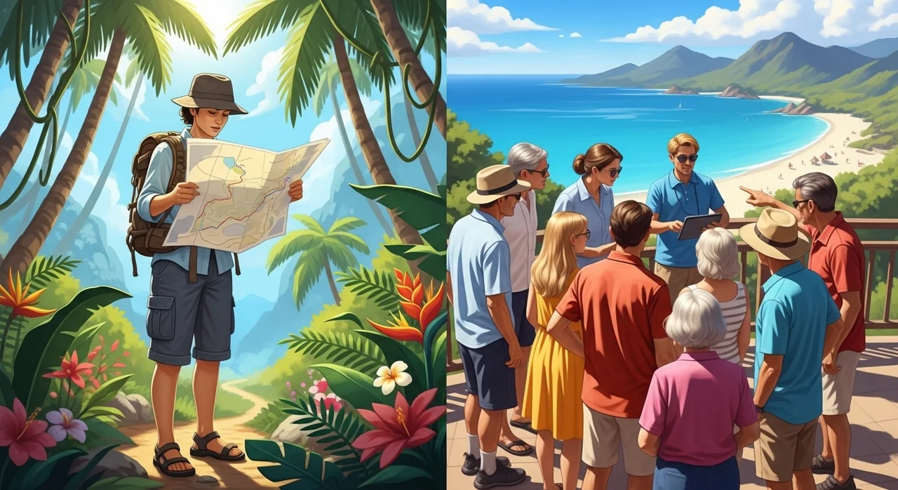 여행 타입별 예산 비교: 자유 vs 패키지