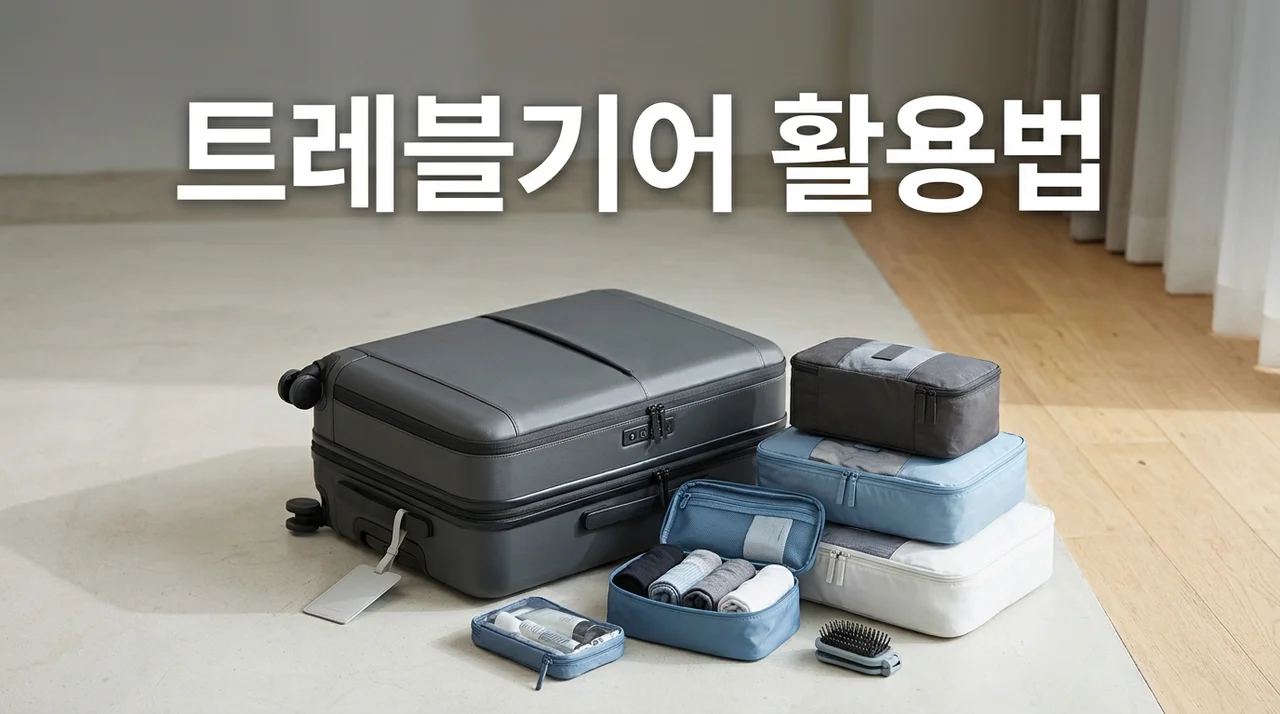 트레블기어 접이식 캐리어 및 압축 파우치 추천: 여행 짐 완벽 정리 가이드