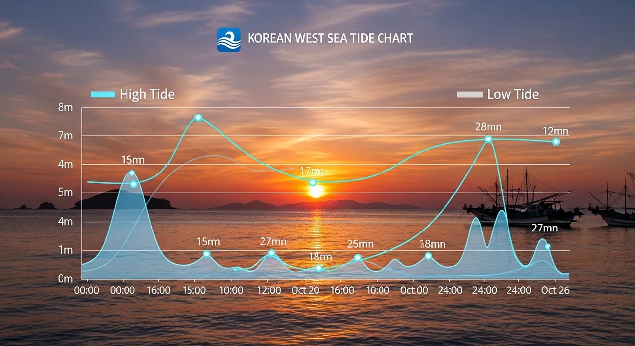 성공적인 조과를 위한 물 때와 시즌 분석