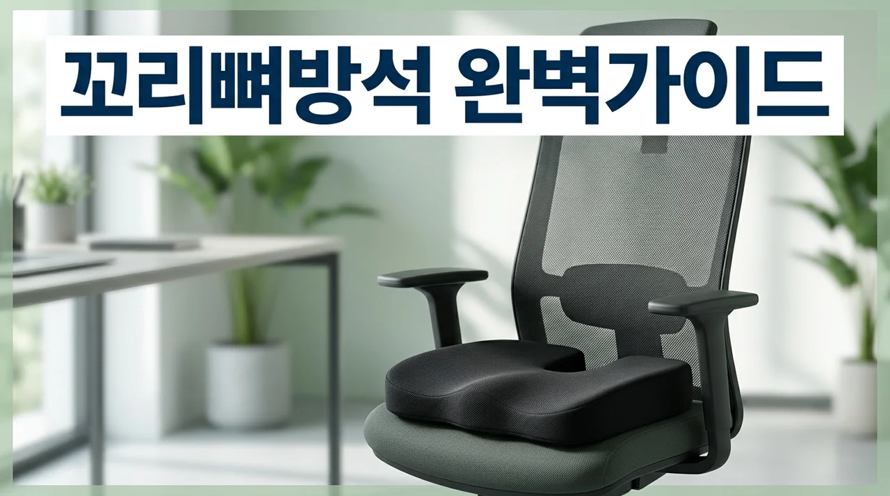 꼬리뼈 통증 완화를 위한 꼬리뼈방석 추천 및 올바른 선택 가이드