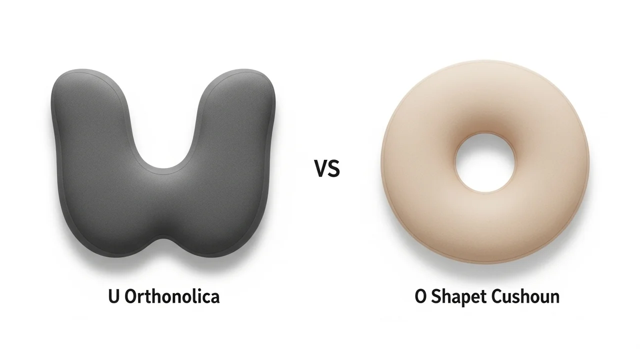 꼬리뼈방석 vs 도넛방석, 무엇이 다를까요?