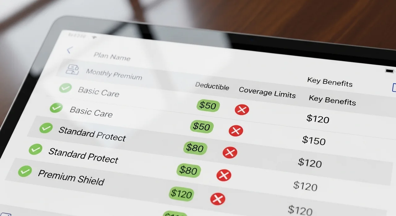 보장 항목별 비교: 무엇을 중점적으로 봐야 할까?