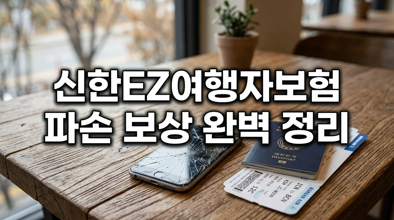 신한EZ여행자보험 보상 혜택 및 휴대폰 파손 청구 완벽 가이드