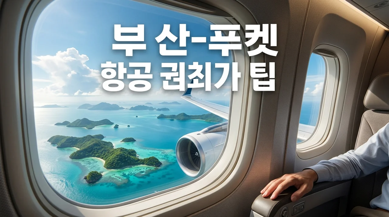부산푸켓항공권 최저가 예약 팁: 직항 여부와 환승 추천 노선 총정리