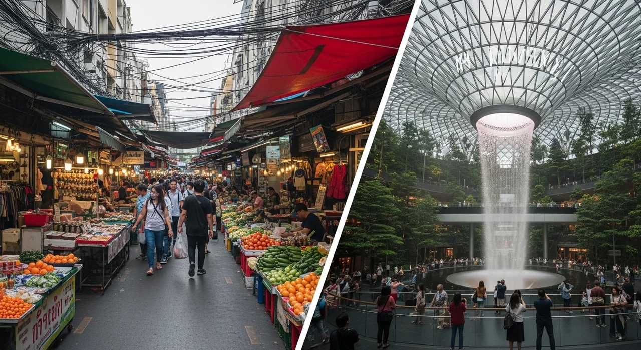 부산 출발 푸켓 항공권: 경유지별 특징 및 비교