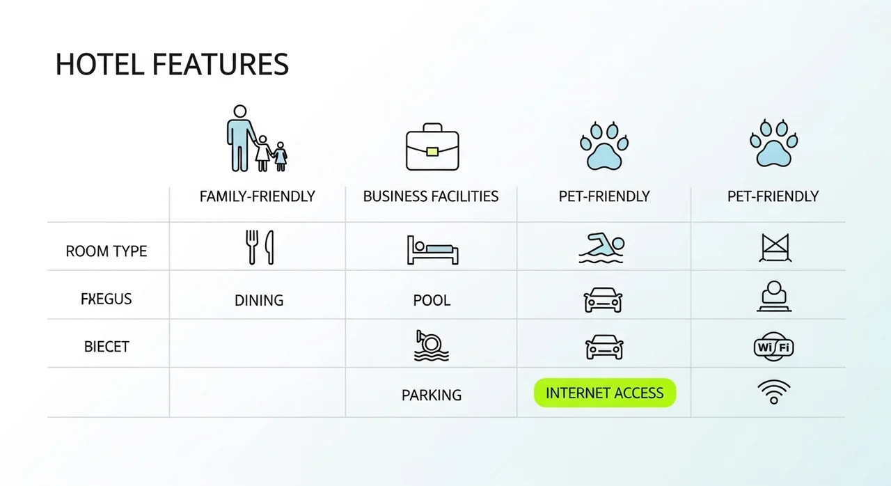 목적에 따른 문정동 주요 호텔 및 숙소 비교