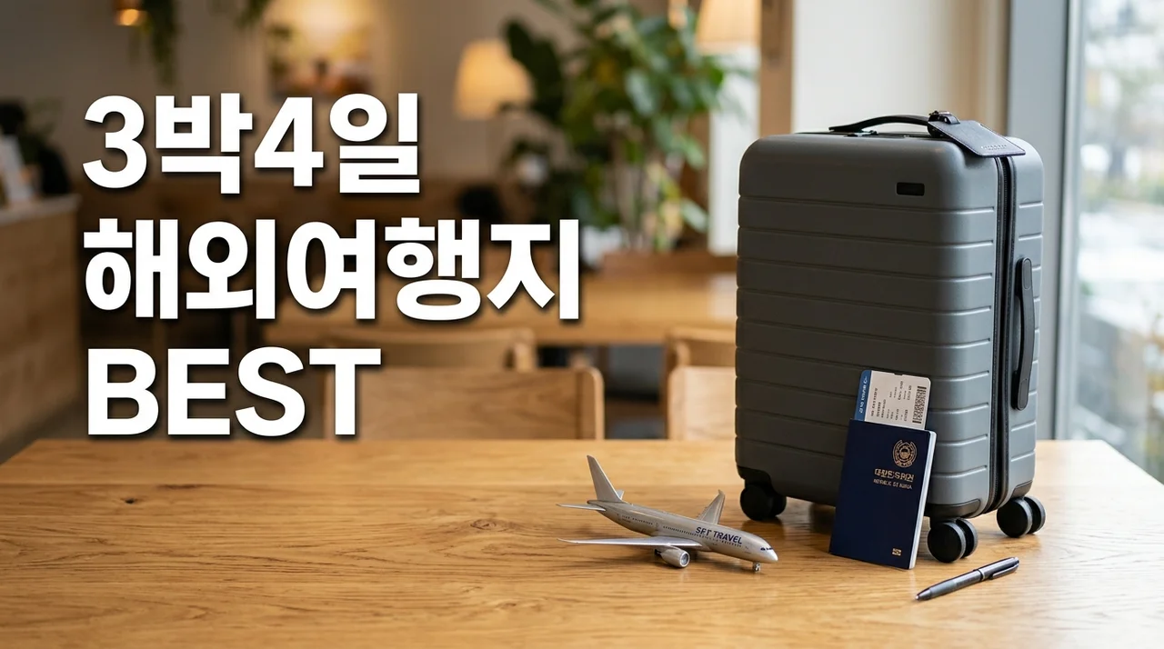 3박4일 해외여행지 추천 및 완벽 코스 가이드 (2026년 최신)