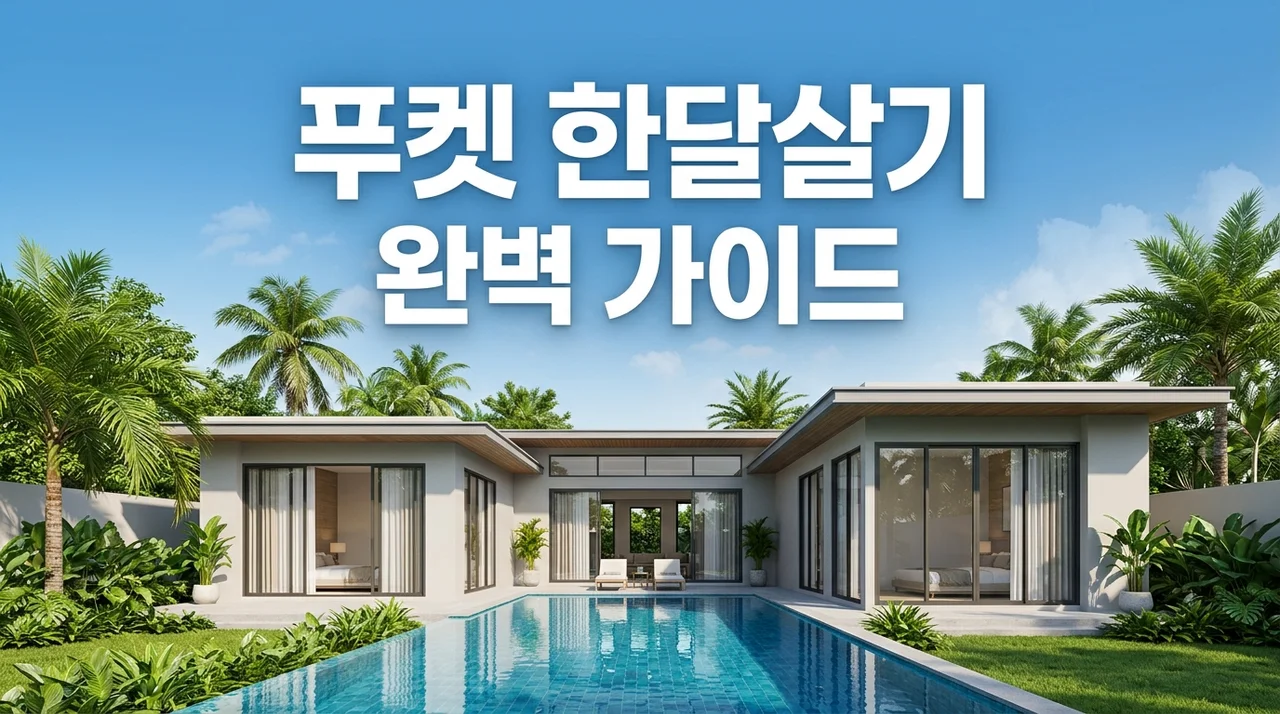 푸켓 한달살기 비용 숙소 추천 및 현실적인 준비 가이드 2026