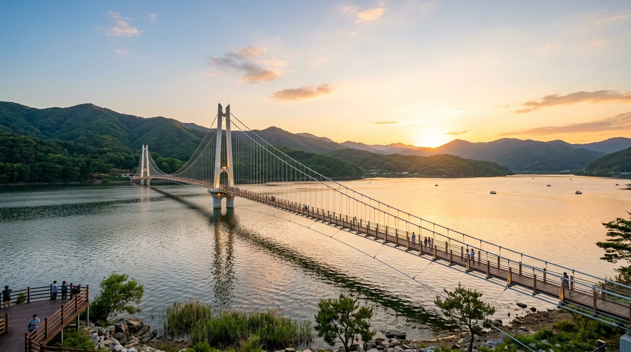 예당저수지 여행 코스 추천: 출렁다리 모노레일 이용 팁과 주변 맛집 완벽 정리