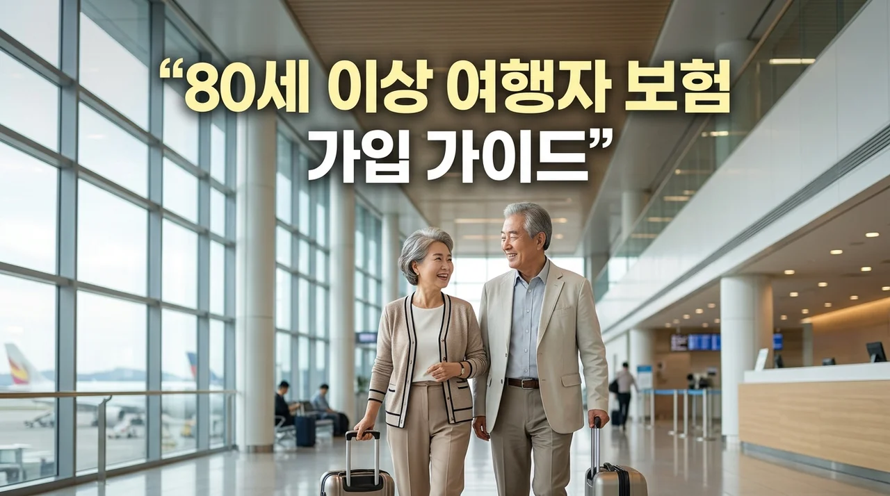 80세 이상 해외여행자보험 가입 방법 및 주의사항: 고령자 전용 상품 비교 가이드