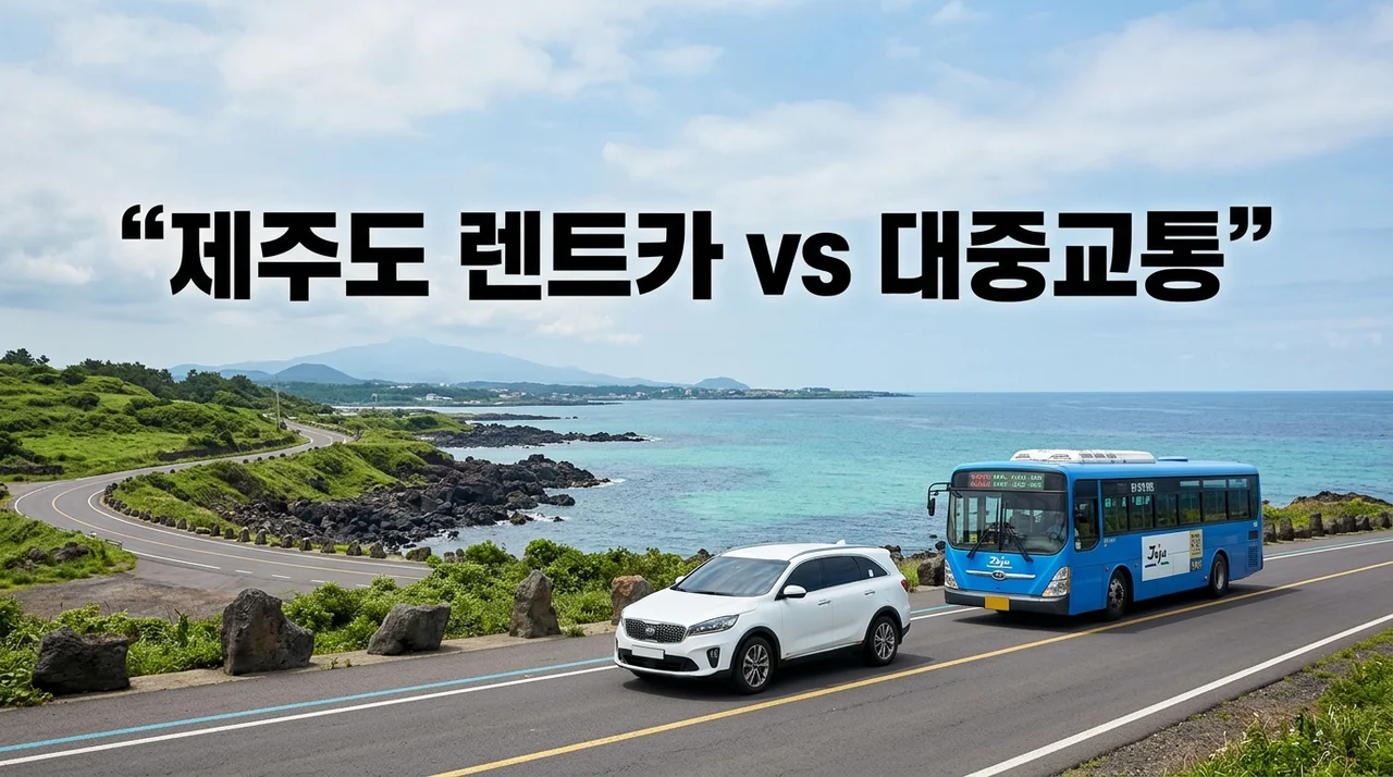 제주도 렌트카 vs 대중교통 비용 비교 및 상황별 추천 가이드