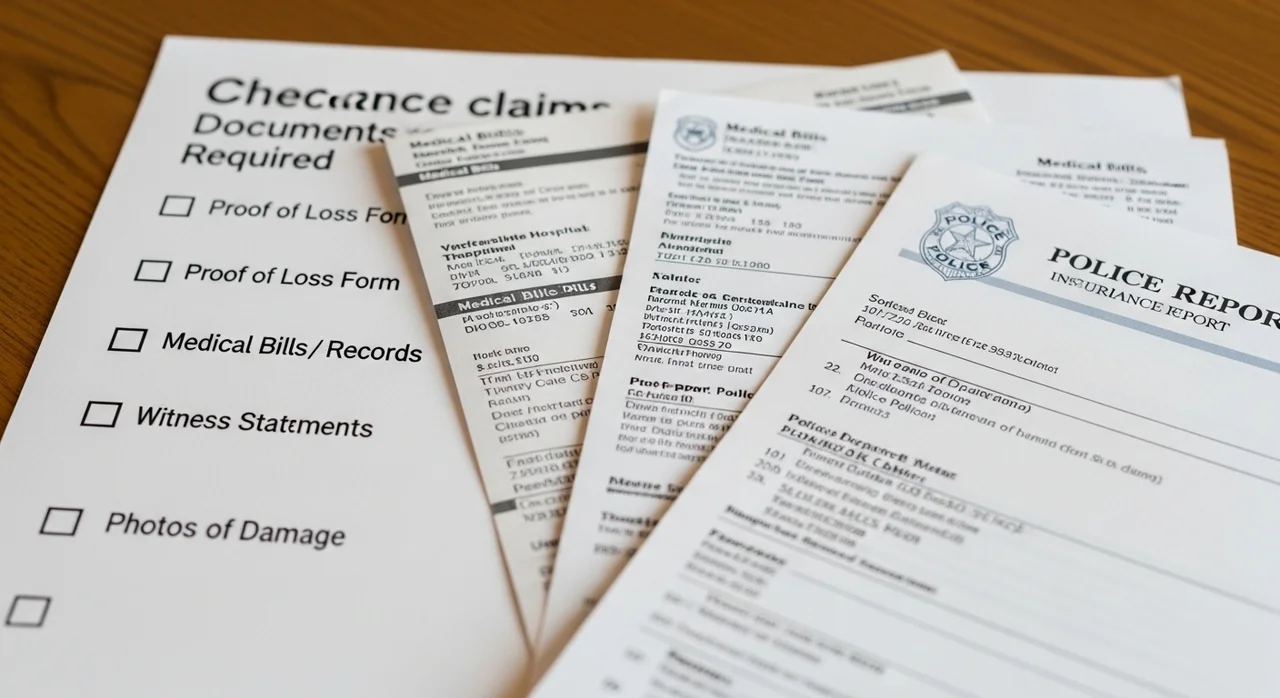 사고 발생 시 보험금 청구 체크리스트