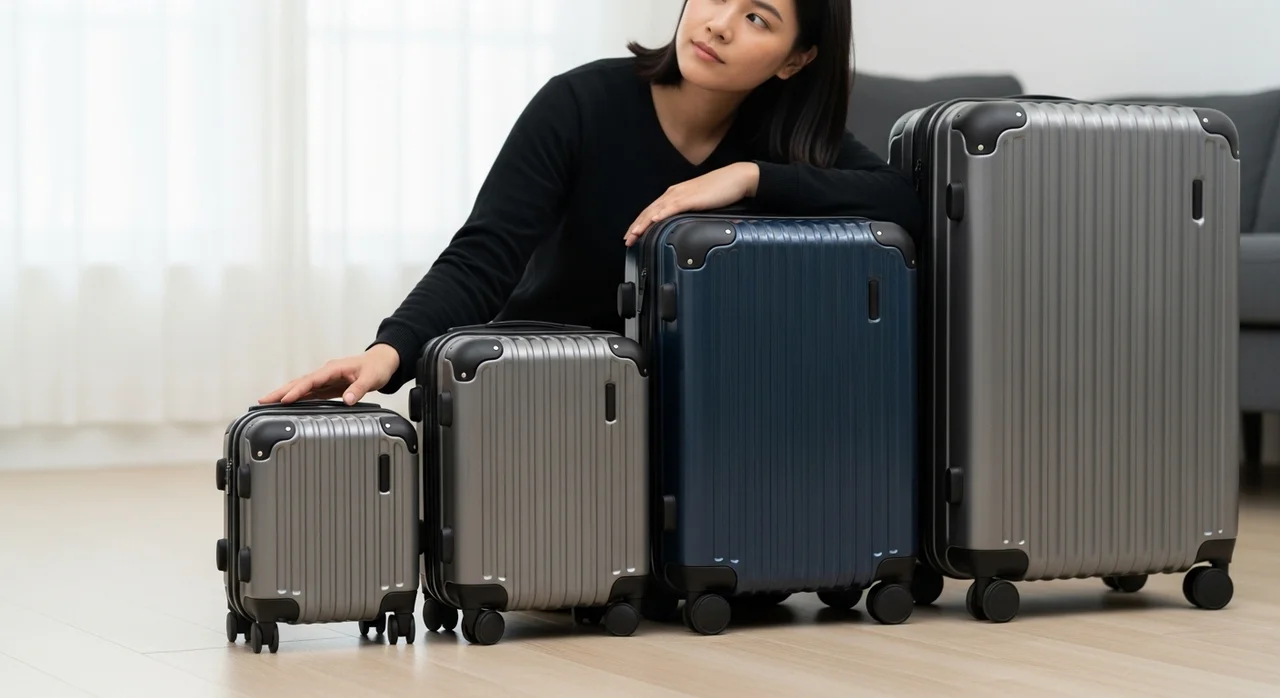 여행용가방, 내 여행에 딱 맞는 사이즈는 무엇일까요?