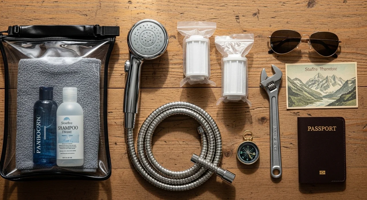 출발 전 꼭 챙기세요! 샤워기 관련 준비물 체크리스트