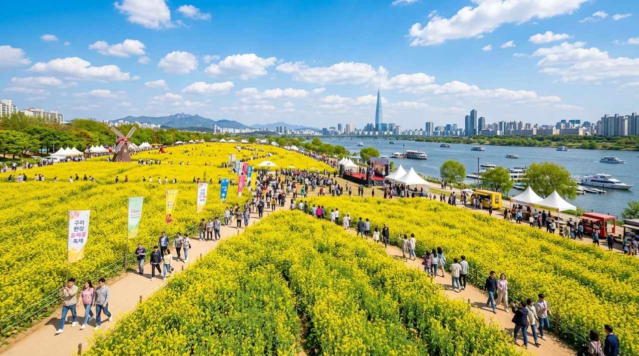 구리 유채꽃 축제 2026 주차 팁 및 가수 라인업 완벽 가이드