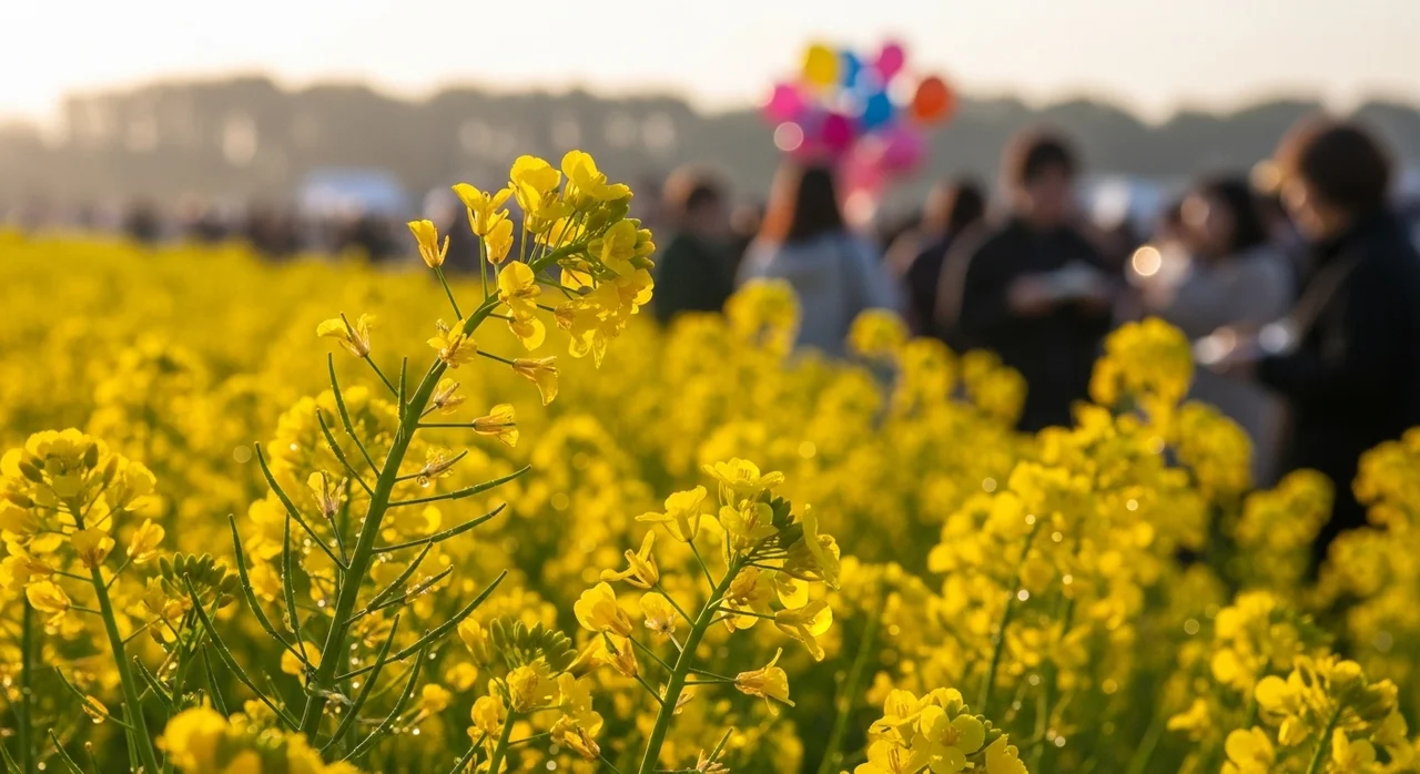 구리 유채꽃 축제, 5월의 황금빛 물결을 만나보세요