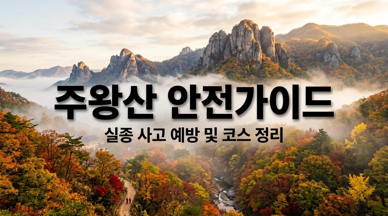 주왕산 실종 사고 예방을 위한 안전 산행 가이드 및 추천 코스 정리