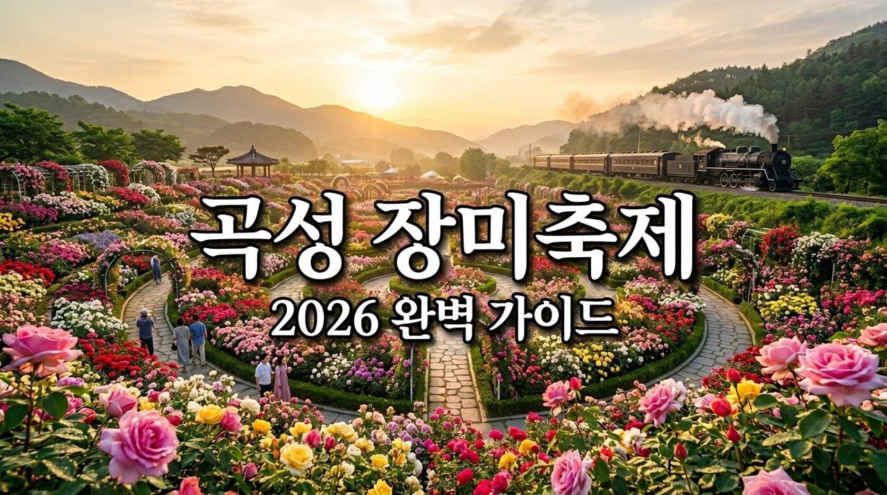 2026 곡성 장미축제 일정 주차 입장료 정리 (5월 가볼만한곳)