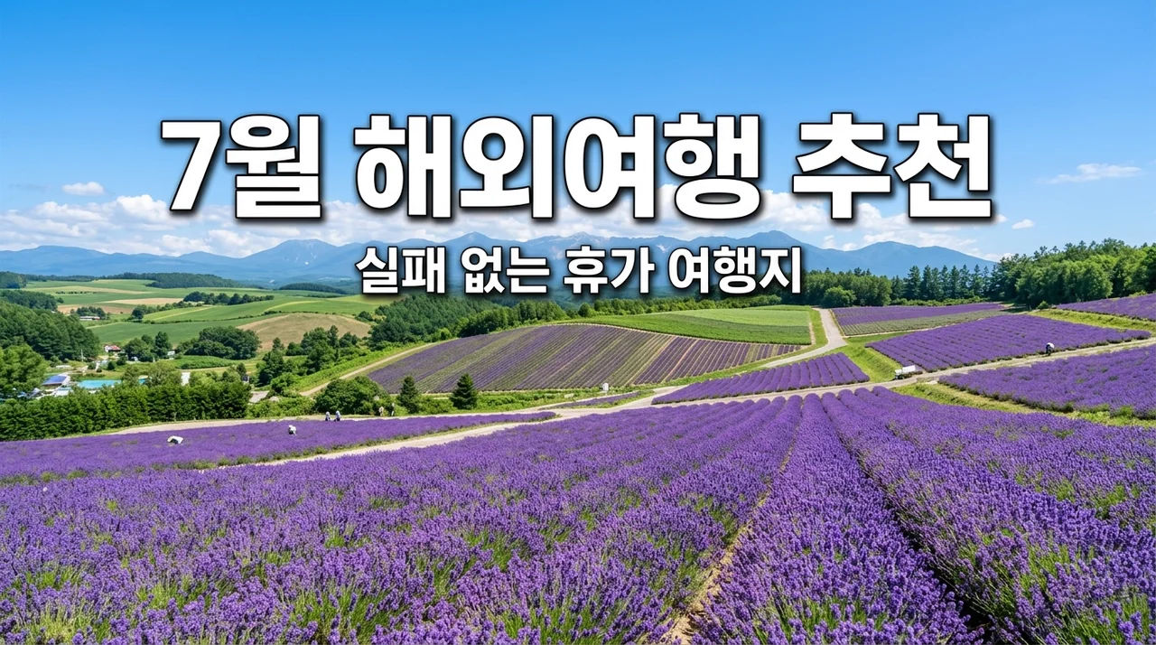 7월 해외여행지 추천 TOP 5 | 날씨 좋은 건기 지역 & 가성비 휴양지 총정리
