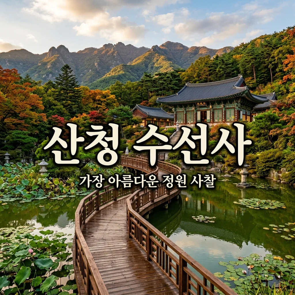 산청 수선사 여행 가이드: 힐링 연못과 인생샷 카페 주차 꿀팁