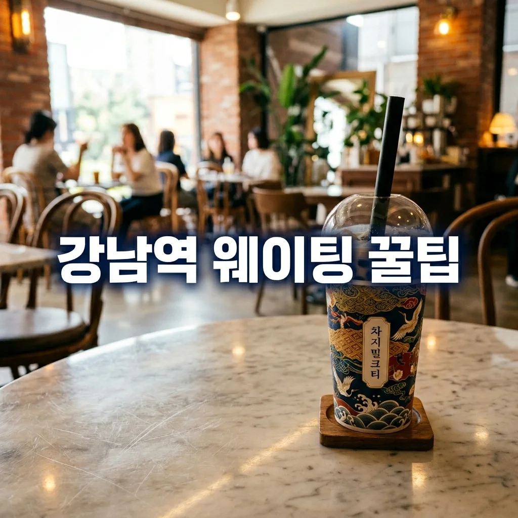 차지 밀크티 강남 웨이팅 없이 마시는 법! 앱 주문 꿀팁 및 메뉴 추천