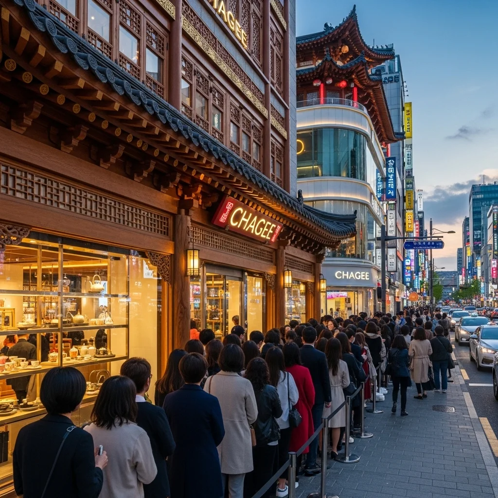강남역 상륙! 차지 밀크티(CHAGEE)가 왜 이렇게 핫할까요?