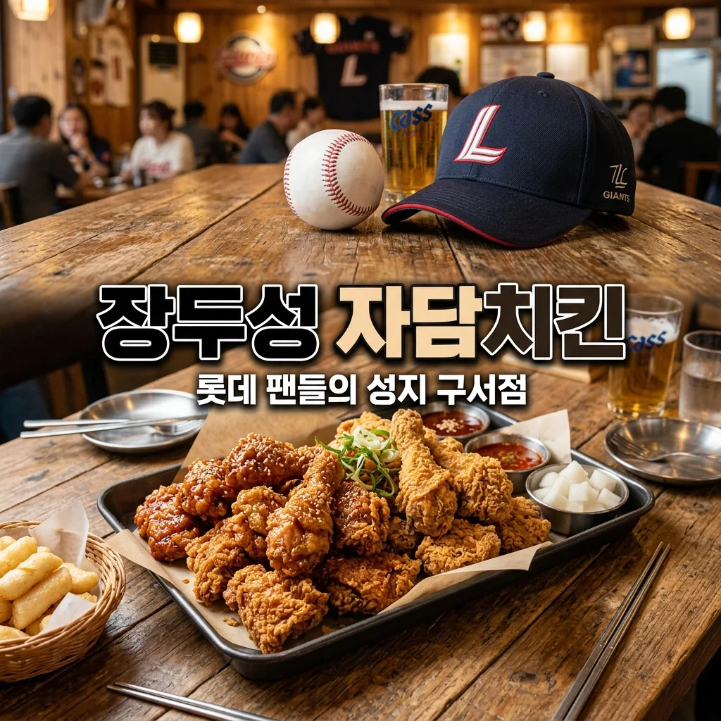 장두성 자담치킨 구서점 왜 뜰까? 롯데 팬들의 성지 방문 꿀팁