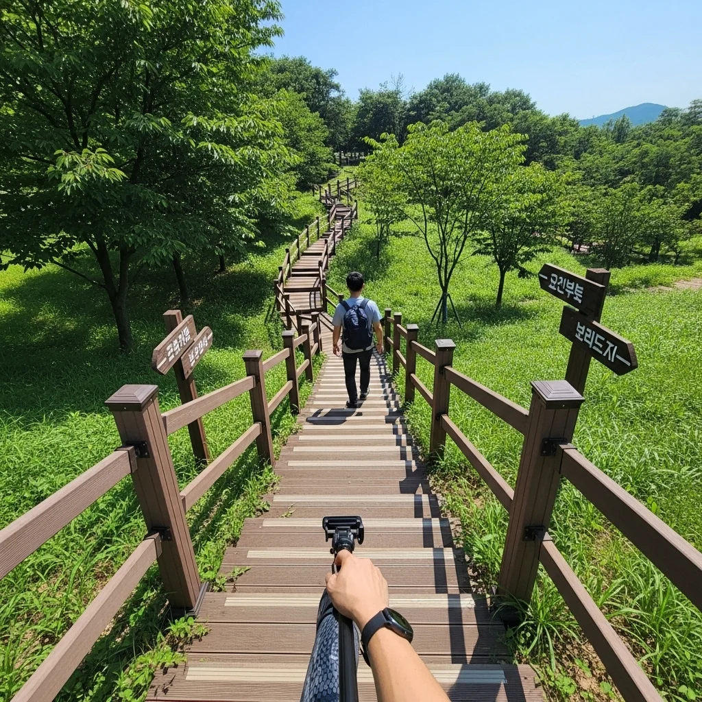 뚜벅이를 위한 용왕산 스카이워크 가는 법